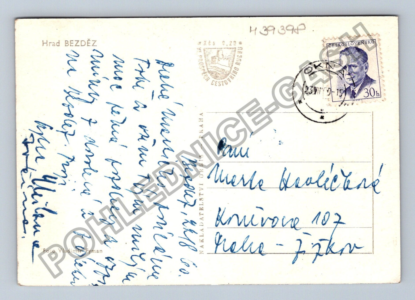Pohlednice Hrad Bezděz (M39398)