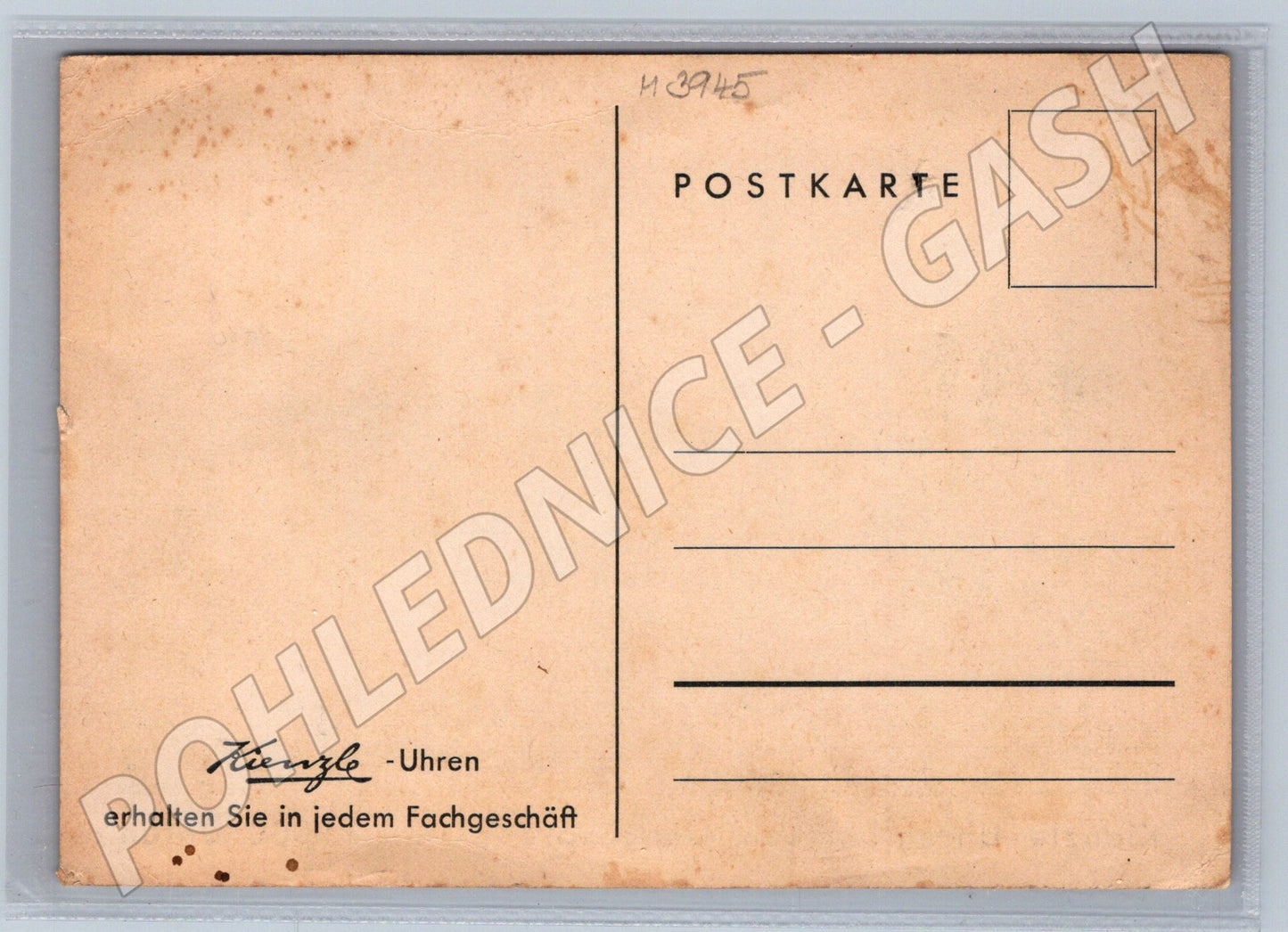 Pohlednice výstavní vůz Kienzle Uhren – doprava (M3945)