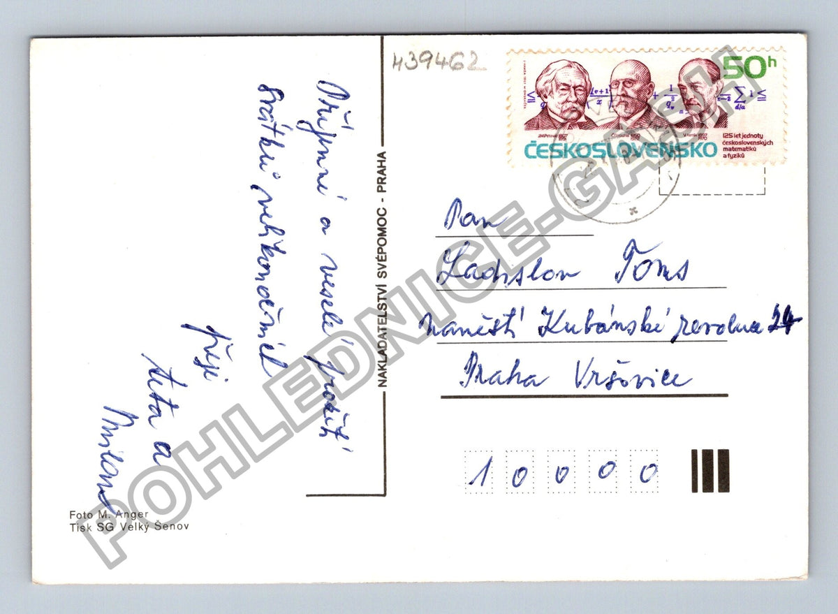 Pohlednice Veselé velikonoce zátiší s kraslicemi a narcisy (M39462)