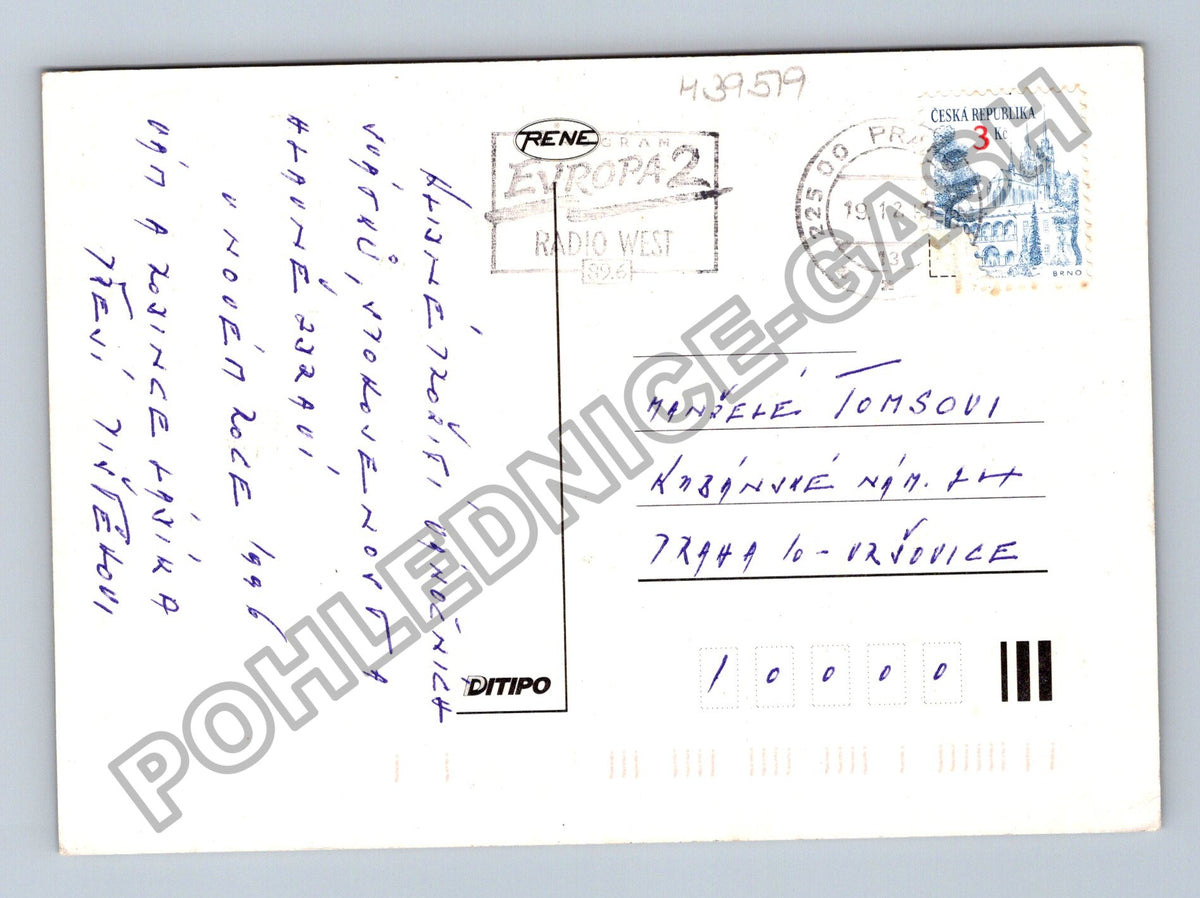 Pohlednice Radostné Vánoce a šťastný nový rok (M39519)