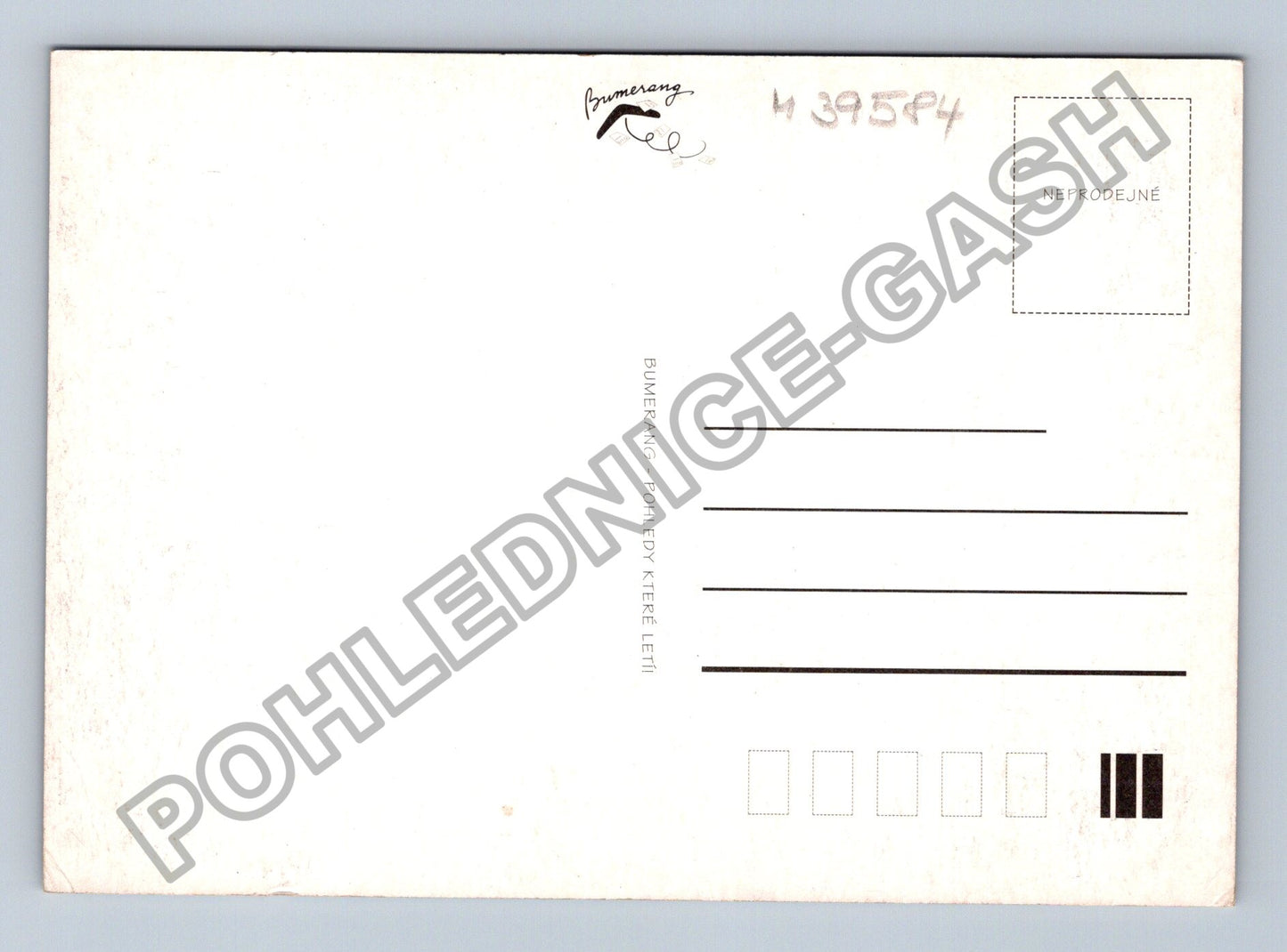 Pohlednice O čem se bude mluvit Boomerang (M39584)