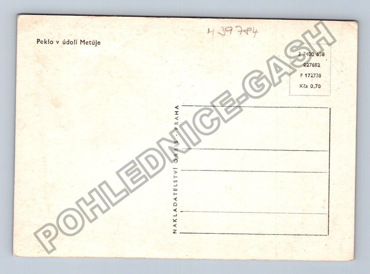 Pohlednice Peklo v údolí Metuje (M39784)