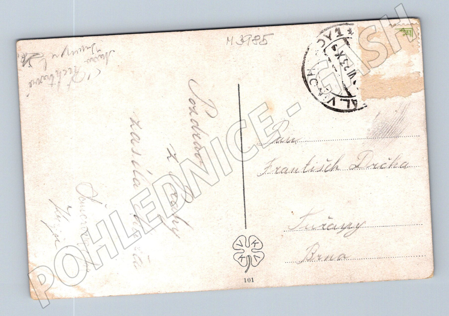 Pohlednice Praha Hradčany kolorovaný motiv (M3985)