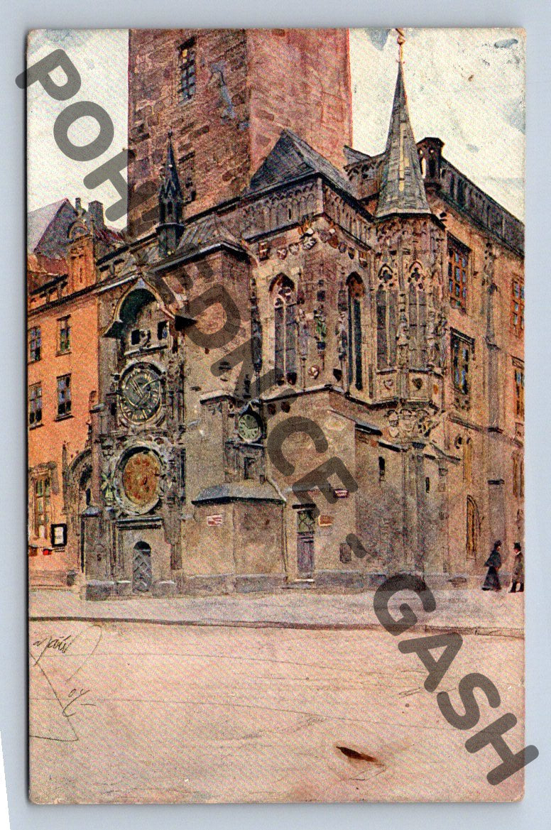 Pohlednice Praha Staroměstská radnice a orloj (M399)