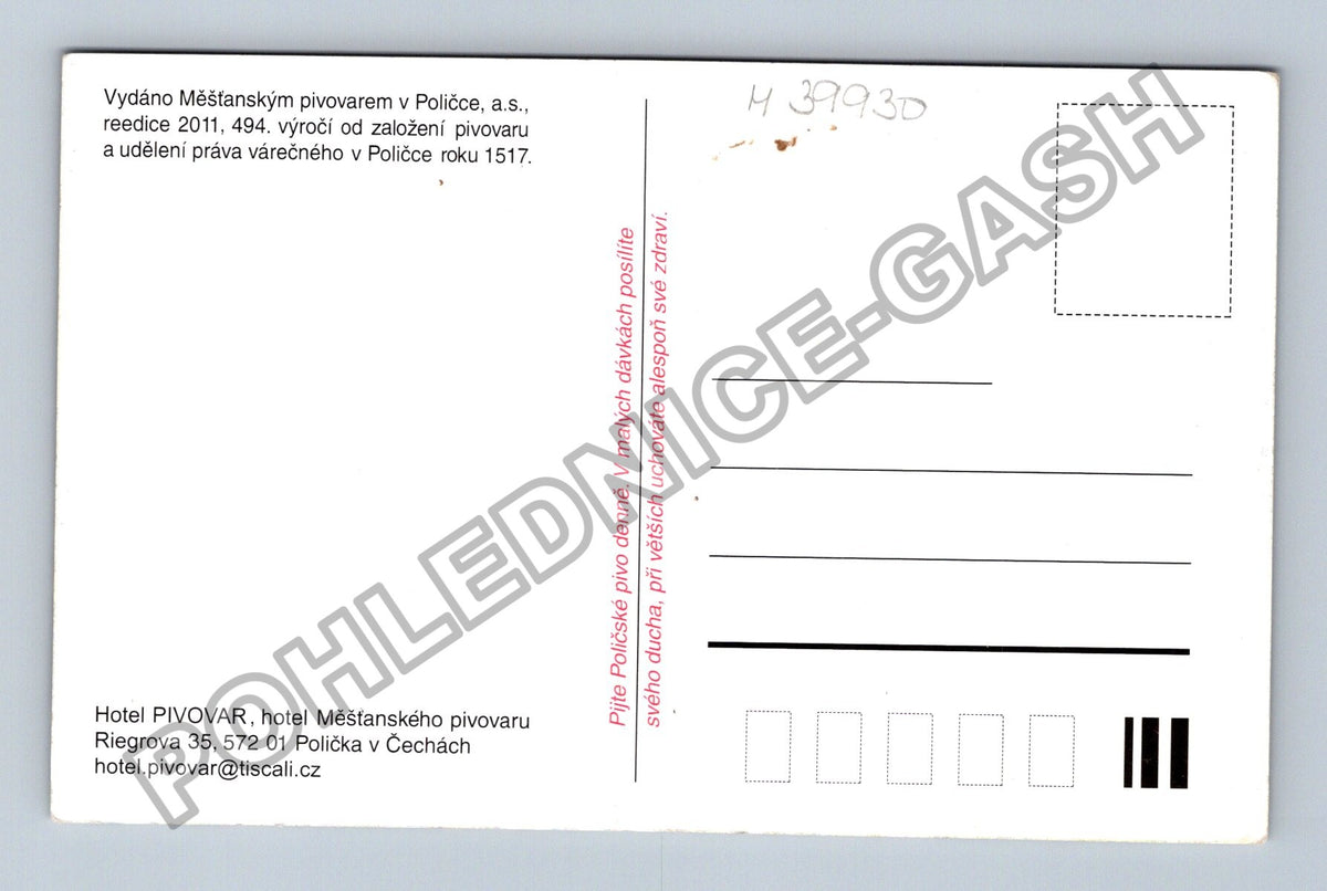 Pohlednice Polička Žíznivý pozdrav z Poličky (M39930)
