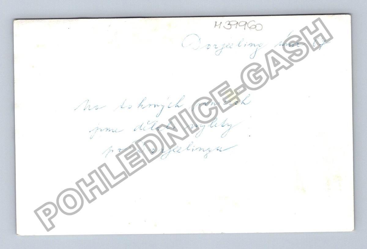 Stará fotografie Muž na koni Darjeeling Indie 1967 (M39960)