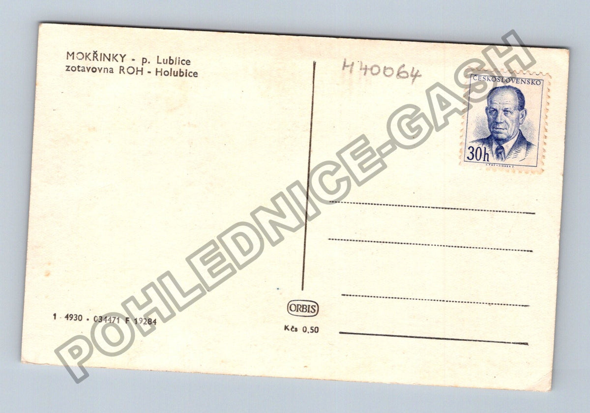 Pohlednice Mokřinky p Lublice zotavovna ROH Holubice (M40064)
