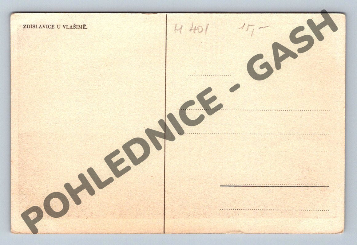 Pohlednice Zdislavice u Vlašimi historická (M401)