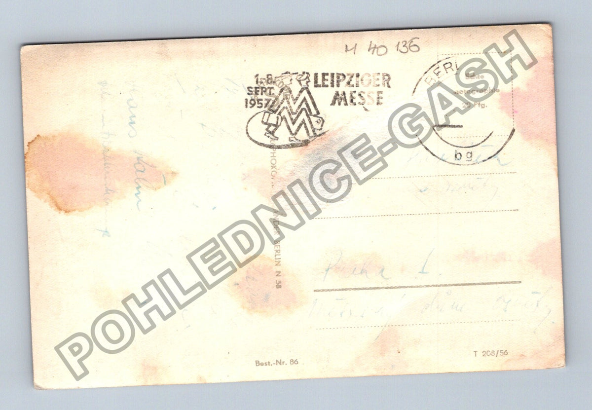 Pohlednice Německo Berlin-Treptow Brücke der Jugend 1957 (M40136)
