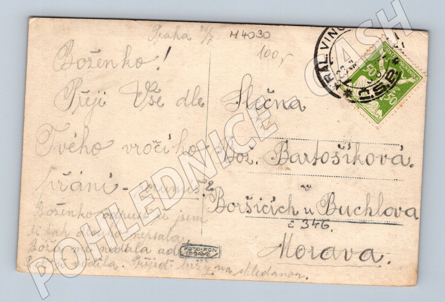 Pohlednice Praha Národní divadlo historický motiv (M4030)