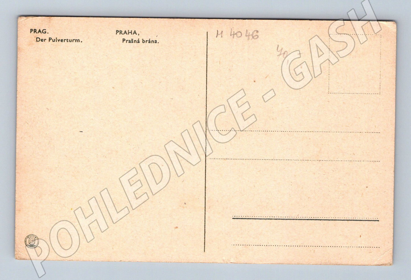 Pohlednice Praha Prašná brána historický motiv (M4046)