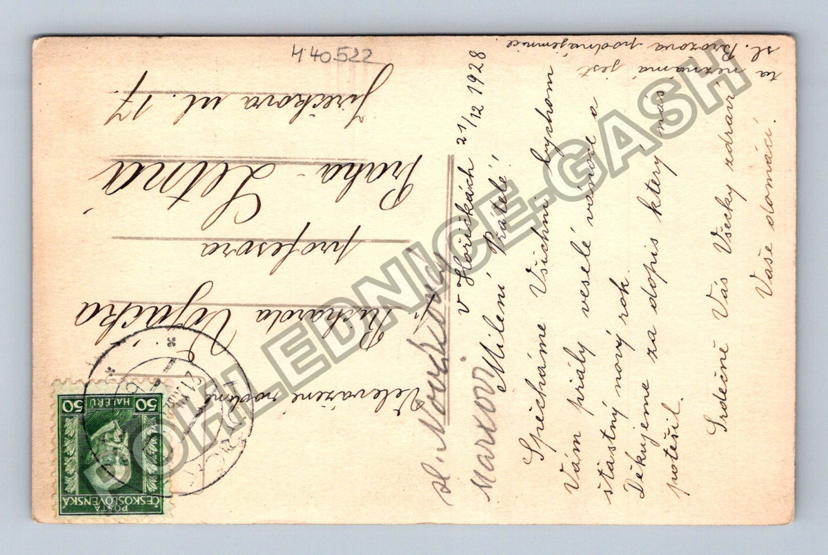 Pohlednice Rodinná fotografie Horšice 1928 (M40522)