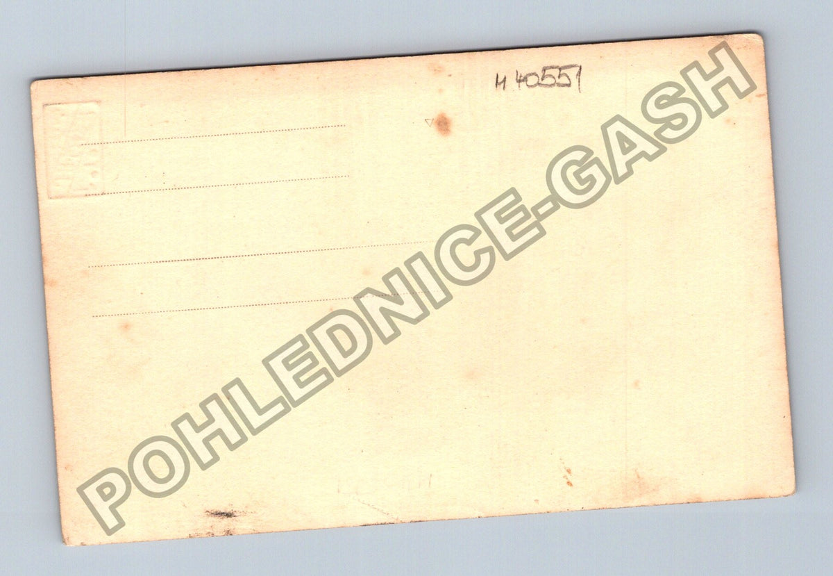 Pohlednice portrét mladého páru ateliér Foto Jaeger (M40551)