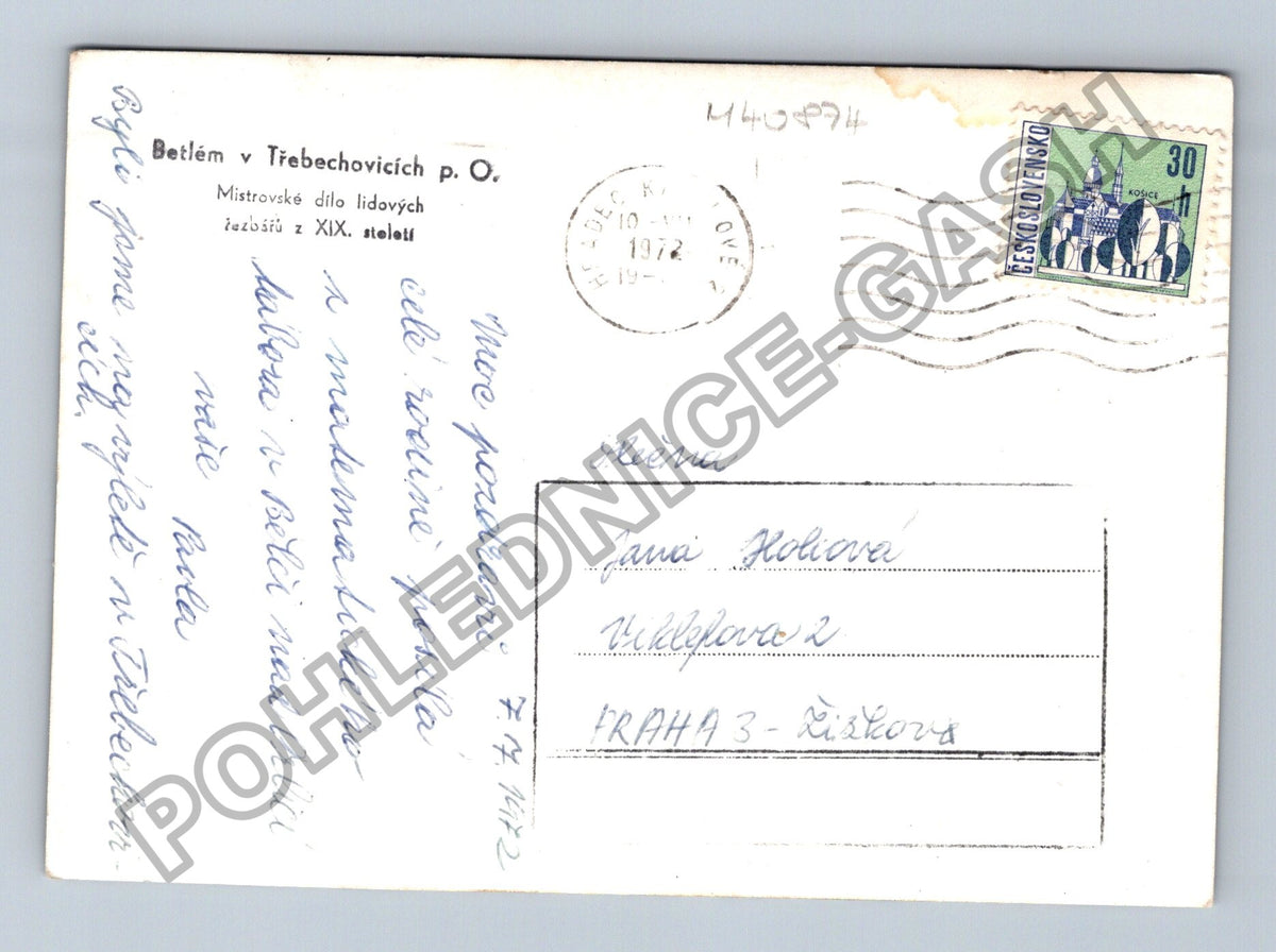 Pohlednice Betlém v Třebechovicích p O mistrovské dílo (M40874)