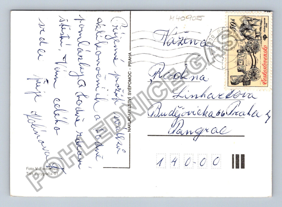 Pohlednice Veselé velikonoce ovce na pastvě (M40905)