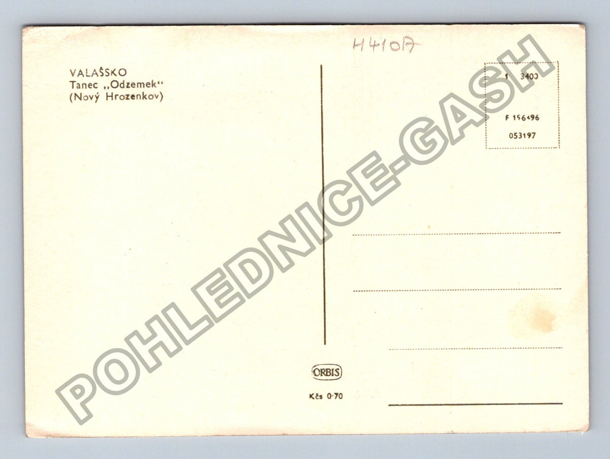 Pohlednice Valašsko Tanec Odzemek Nový Hrozenkov (M41017)