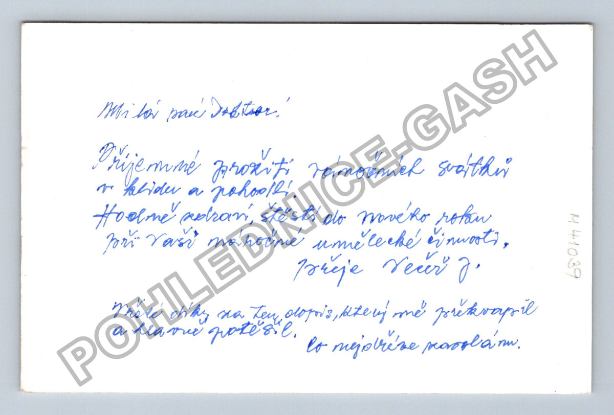 Pohlednice Zimní krajina s cestou a stromy 1874 (M41039)
