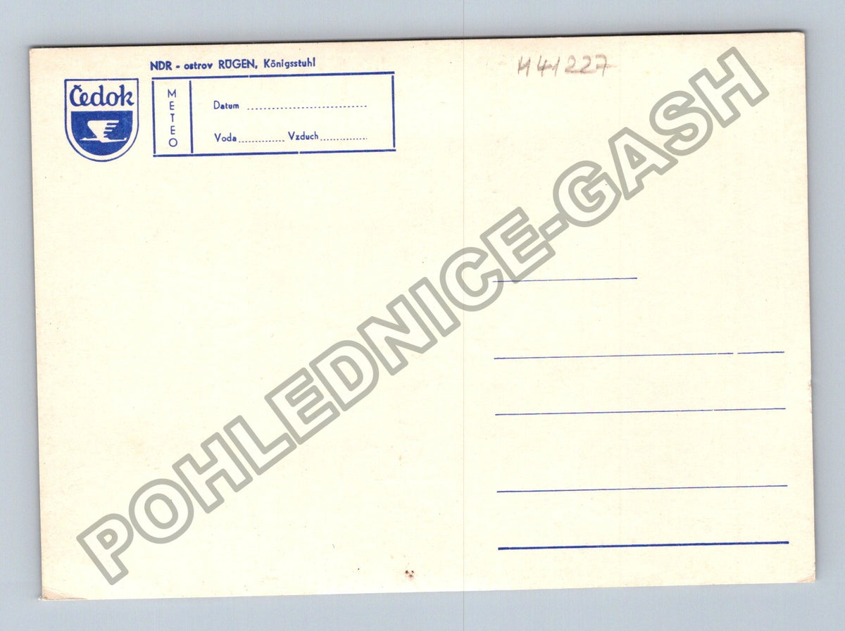 Pohlednice Německo ostrov Rügen Königsstuhl (M41227)