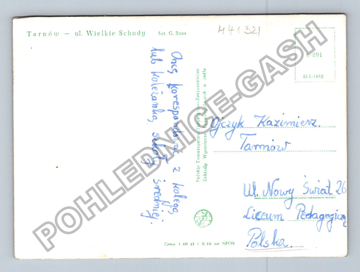 Pohlednice Polsko Tarnów ul Wielkie Schody (M41321)