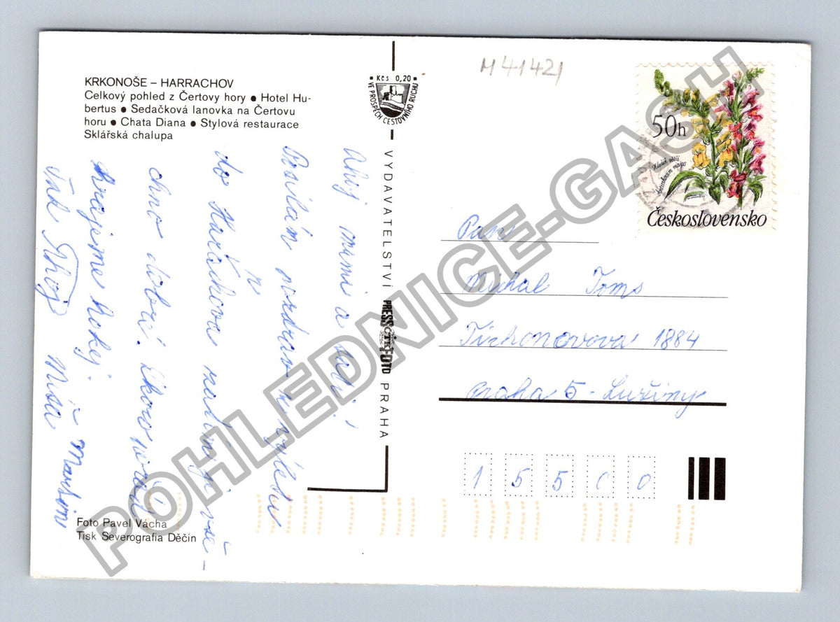 Pohlednice Harrachov Čertovy hory hotel Chata Diana (M41421)