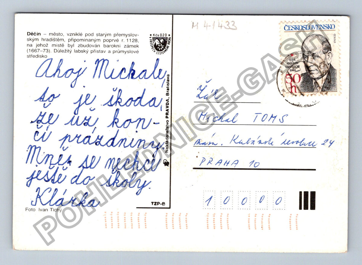 Pohlednice Děčín koláž motivů (M41433)