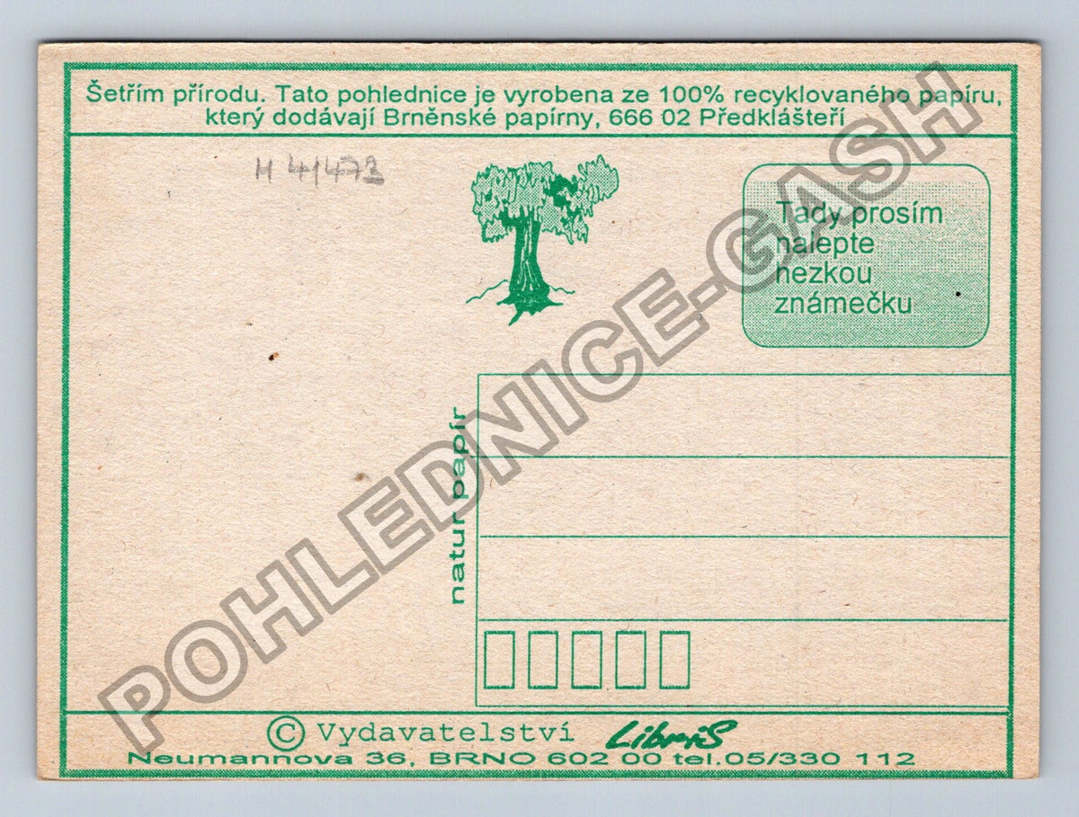 Pohlednice Jsem O.K. a budu O.K. recyklovaný papír (M41473)