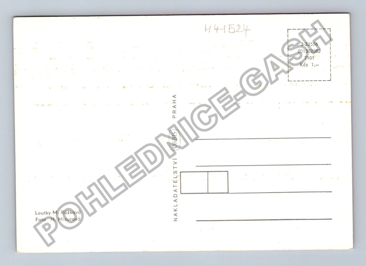 Pohlednice Loutky M Růžková H Misurová kuchař princezna (M41524)