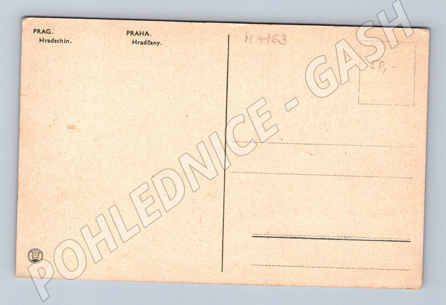 Pohlednice Praha Hradčany a Pražský hrad starý motiv (M4163)