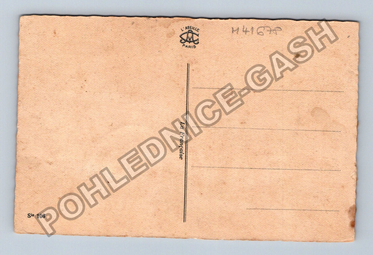 Pohlednice Francie Paříž kytice květin LAbeille (M41678)