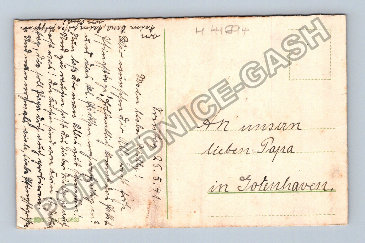 Pohlednice Německo Kytice květin Pfingstgrüsse 1941 (M41694)