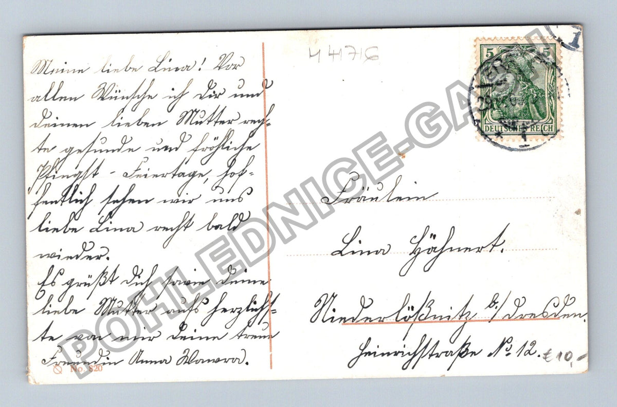 Pohlednice Rakousko Fröhliche Pfingsten kvetoucí stromy (M41716)