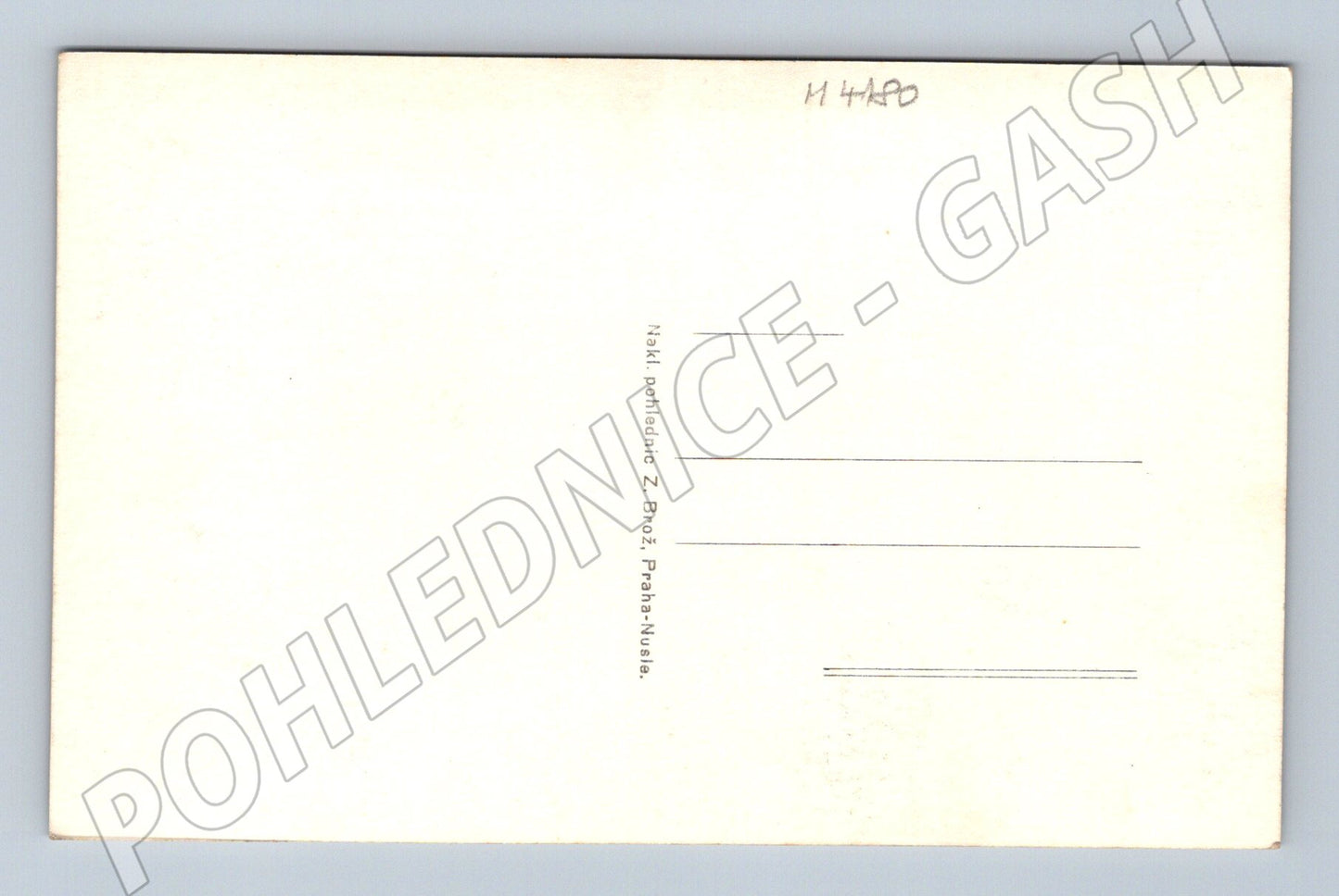 Pohlednice Praha Ministerstvo železnic starý motiv (M4180)