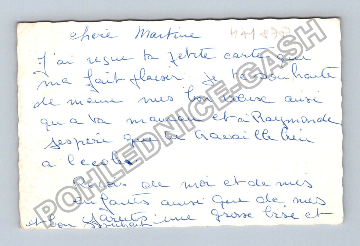 Pohlednice Francie Novoroční přání zimní krajina (M41878)