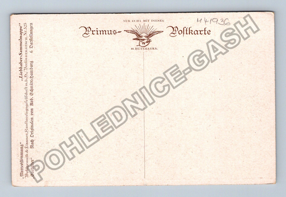 Pohlednice Německo Moře Meeresstimmung Rob Schmidt Hamburg (M41936)