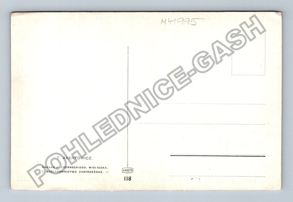 Pohlednice Polsko T Axentowicz Dáma na pohovce (M41995)