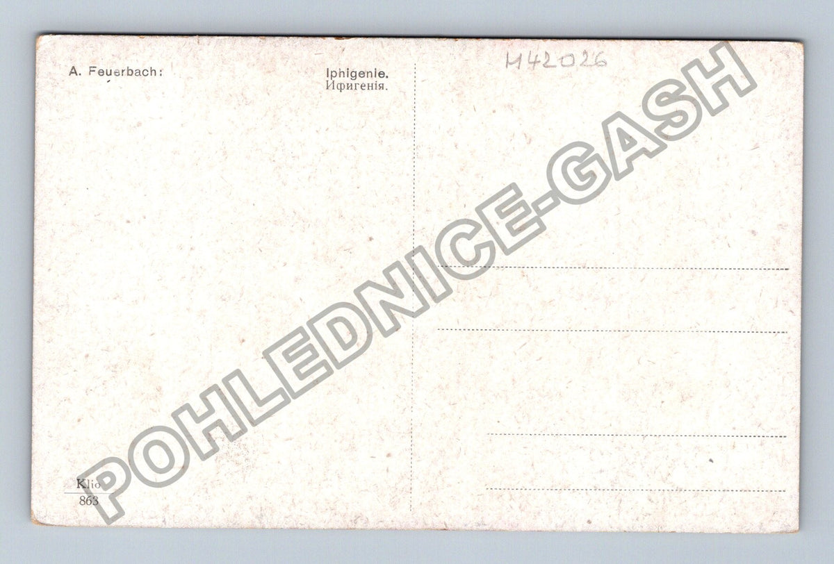Pohlednice Iphigenie A Feuerbach (M42026)