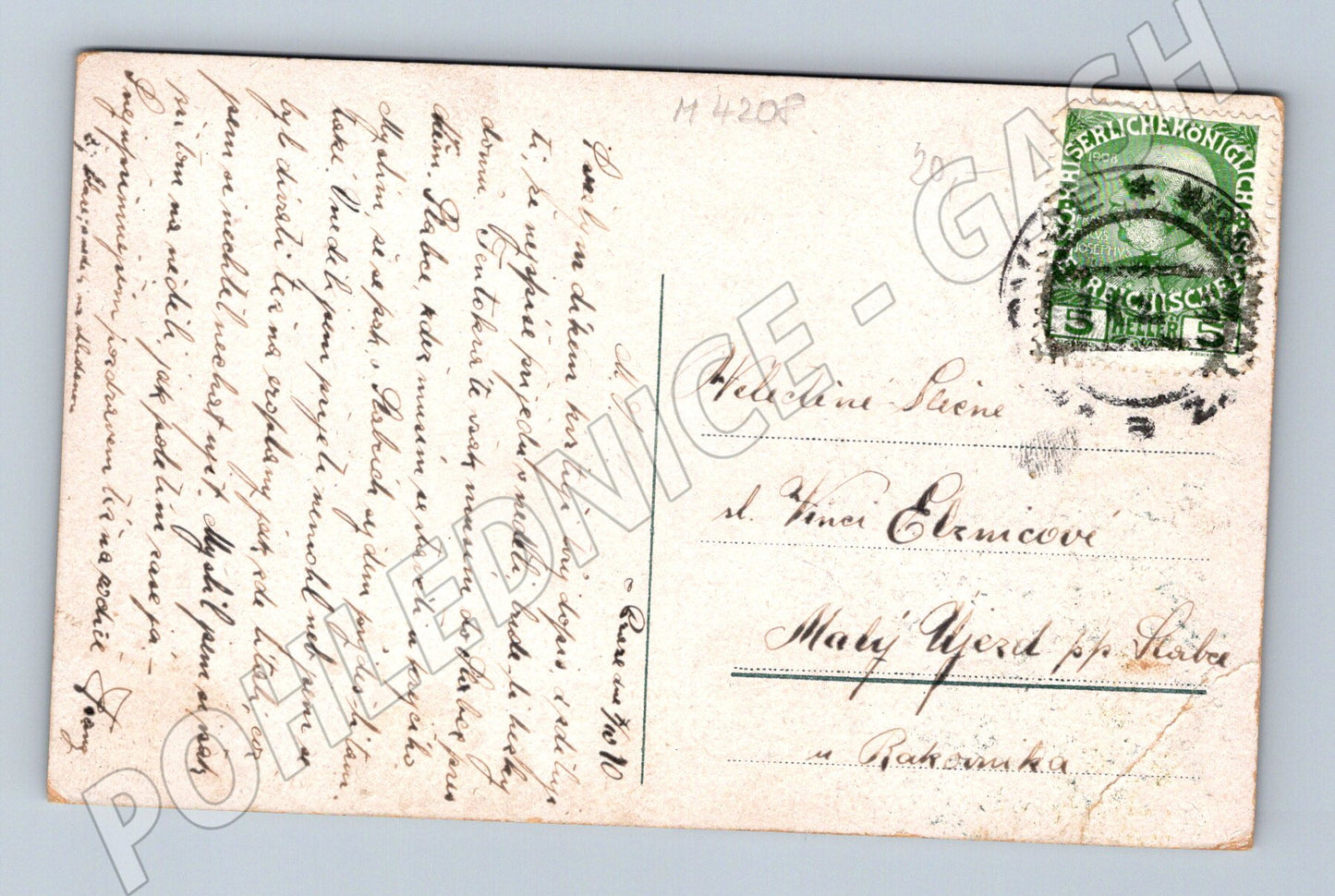 Pohlednice Praha Chrám sv Víta historický 1908 (M4208)