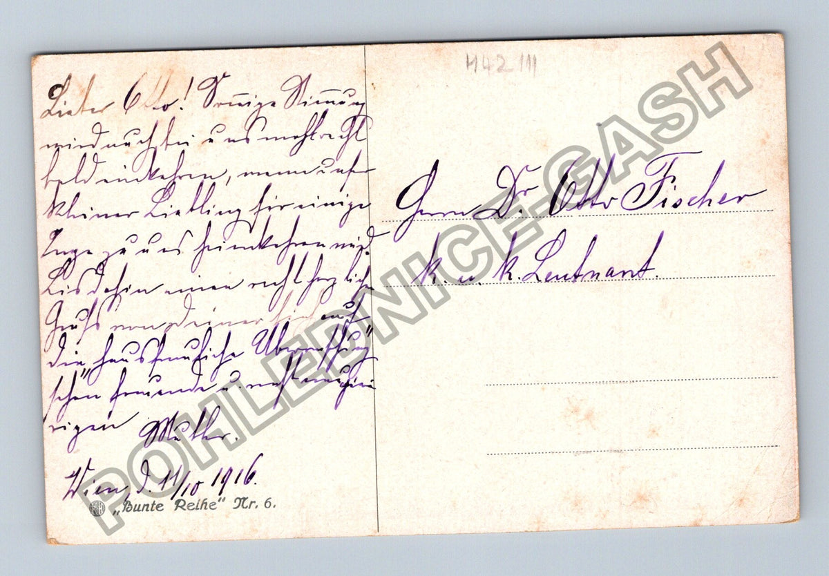Pohlednice Sonníges Glück R. Eichstaedt 1916 (M42111)