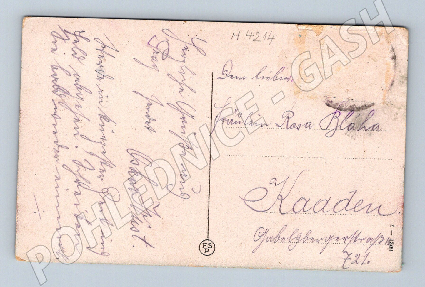 Pohlednice Praha Vyšehrad kolorovaný starý motiv (M4214)