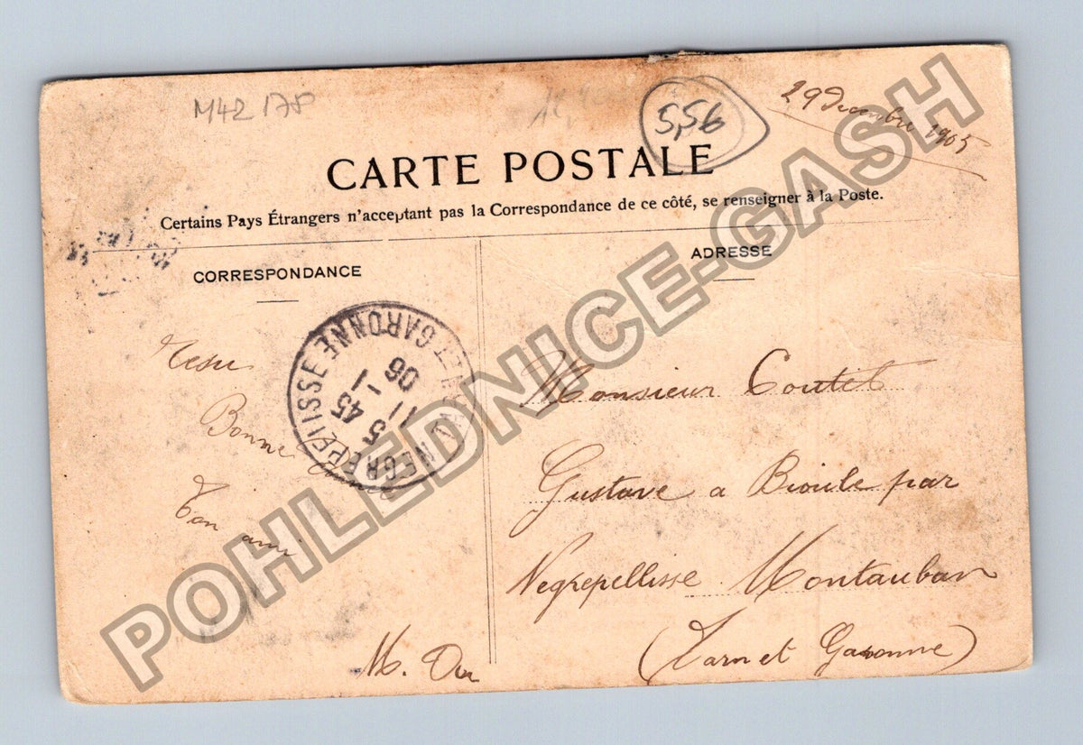 Pohlednice Francie Fontainebleau hon na lišku 1905 (M42178)