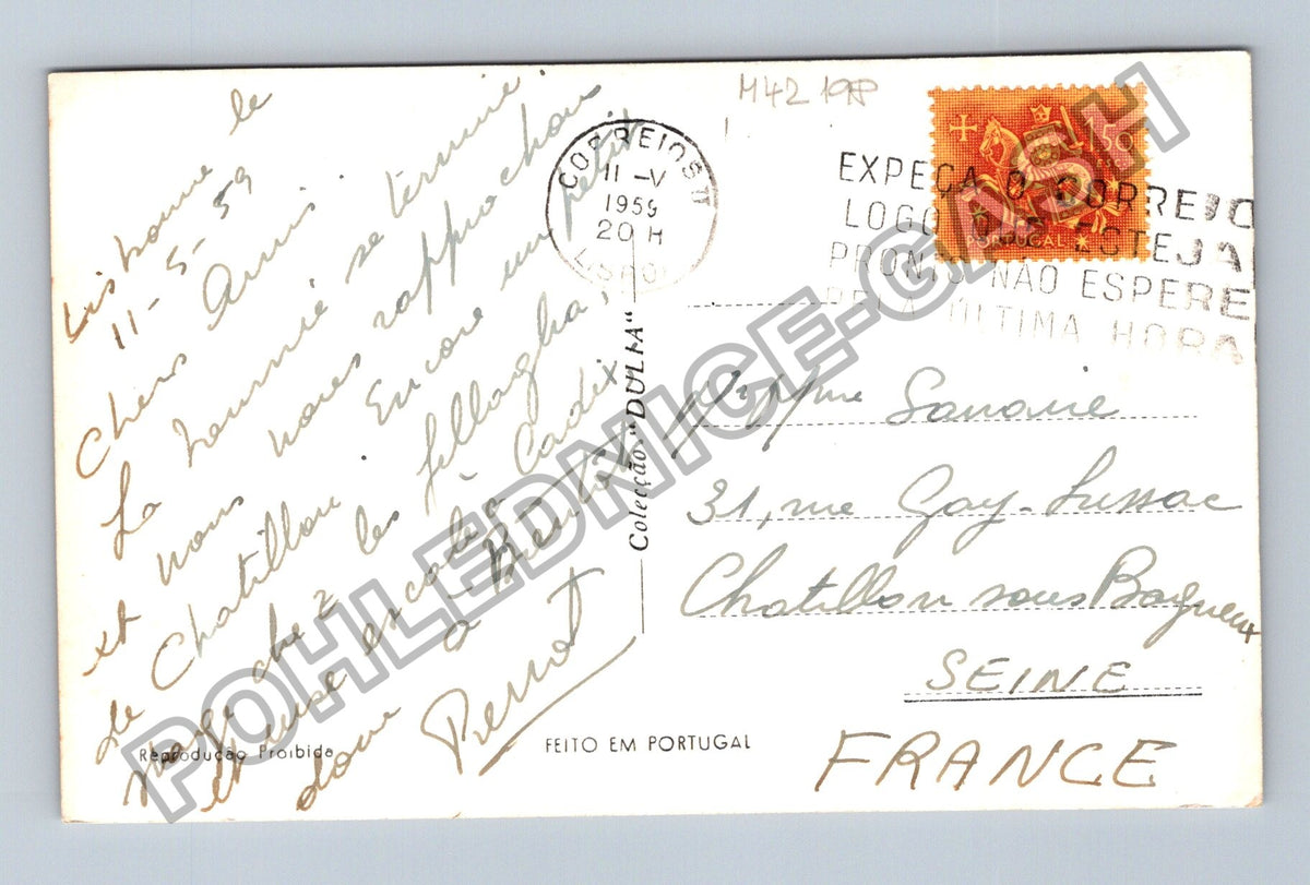 Pohlednice Portugalsko Lisabon Torre de Belem 1959 (M42198)