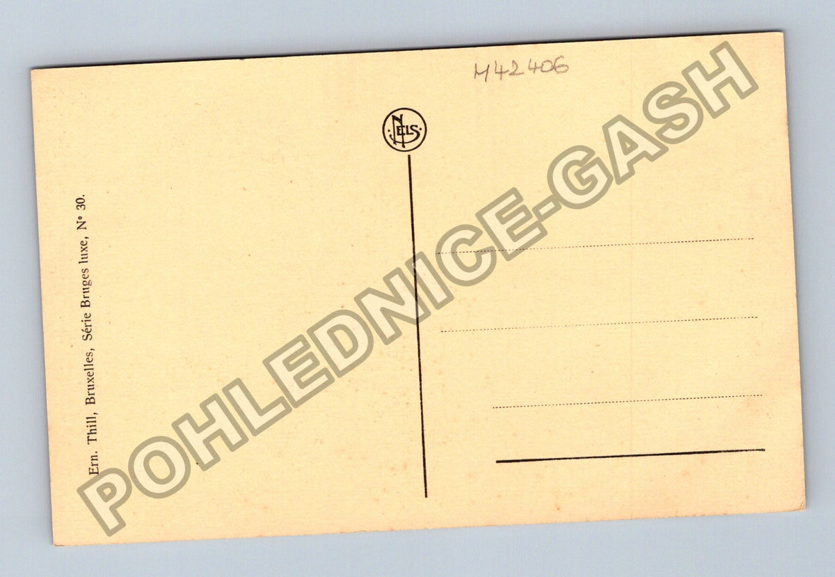 Pohlednice Belgie Bruggy Rue de lAne Aveugle (M42406)