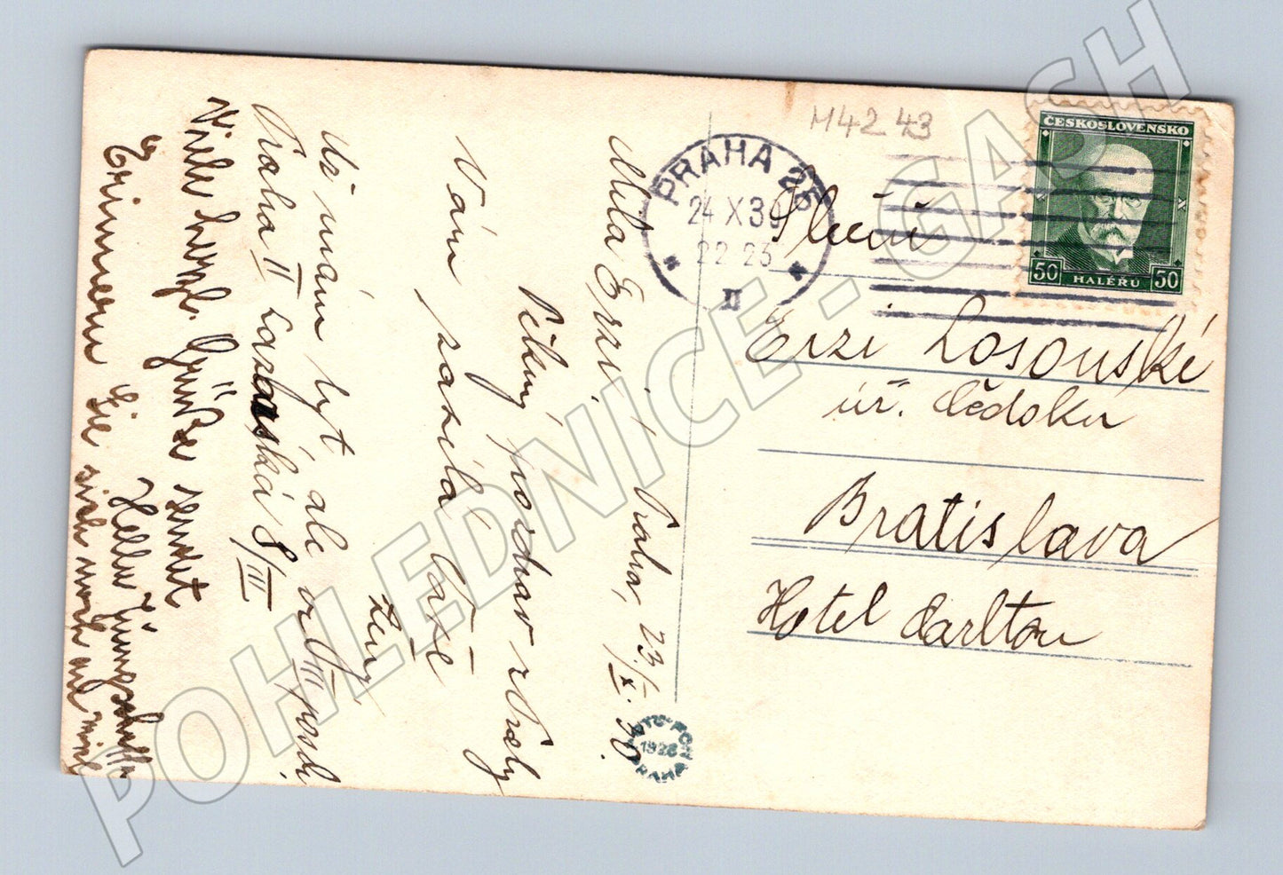 Pohlednice Praha Loreta historický motiv (M4243)