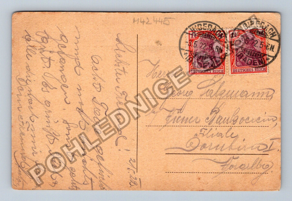 Pohlednice Německo Baden-Baden Friedrichs-Bad (M42445)