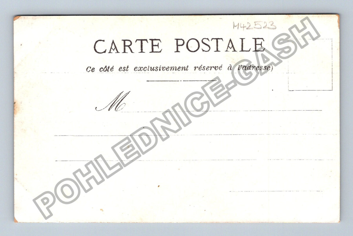 Pohlednice Orientální motiv ženy u budovy (M42523)