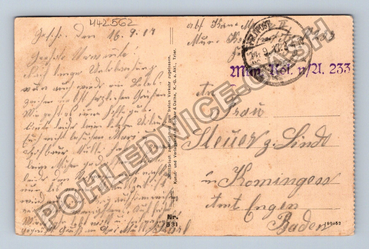 Pohlednice Francie Reims Cathedral 1911 (M42562)