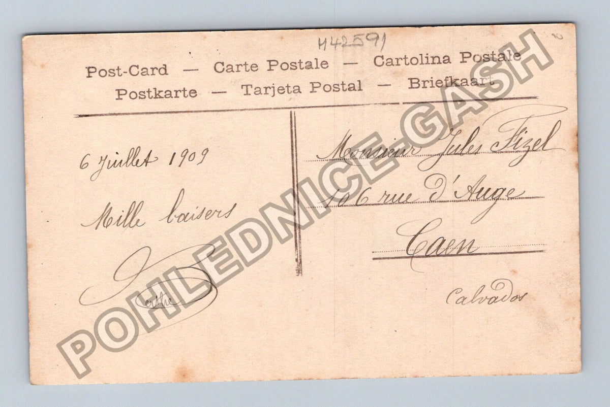 Pohlednice Francie Heureux Anniversaire 1909 (M42591)