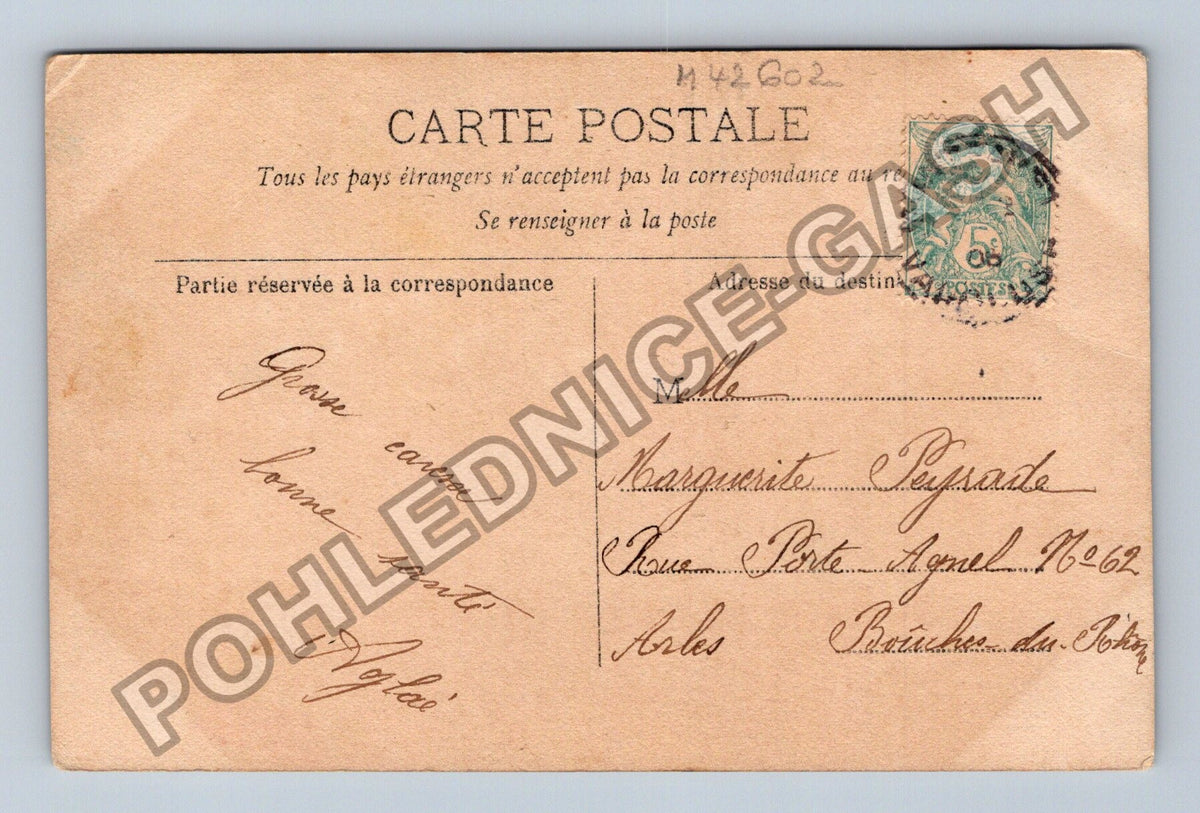 Pohlednice Francie Y. de Verlac herečka portrét kolorovaná (M42602)