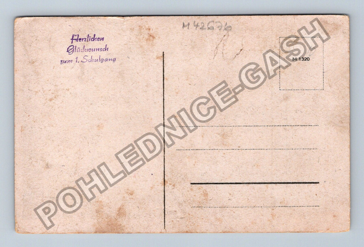 Pohlednice Květiny sasanky Herzlichen Glückwunsch (M42676)