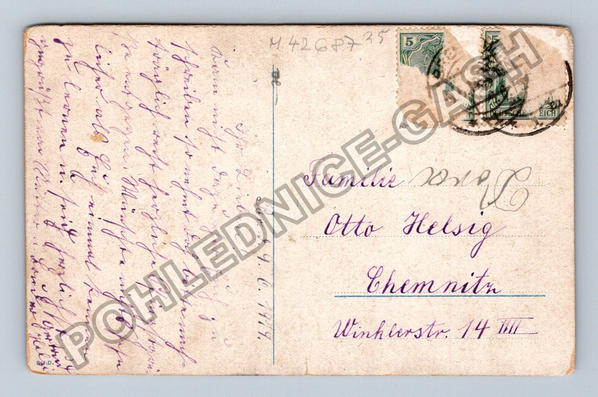 Pohlednice Německo kostel krajina Velikonoce (M42687)